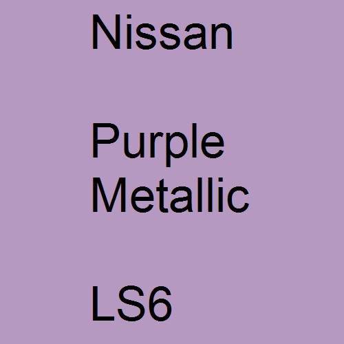 Nissan, Purple Metallic, LS6.